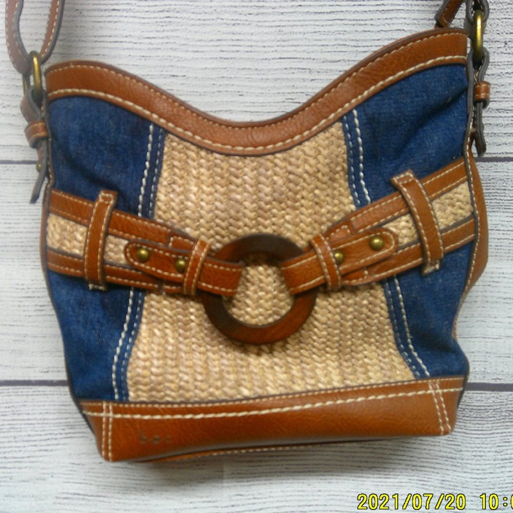 BOC Born Concept Leather Cross Purse Buckle Loop